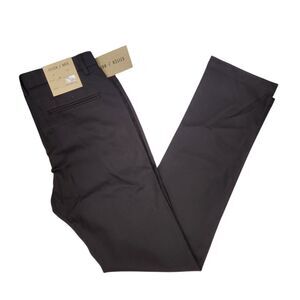 NEW Stitch Note Mens SNP-103 Cotton Bamboo Blend Slim Straight Chino Pants 32x33